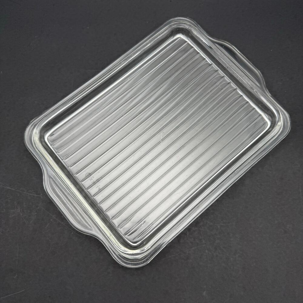 Vintage Pyrex 503 C Ribbed Glass Lid Only Reiterate Dish Cover Replacement
